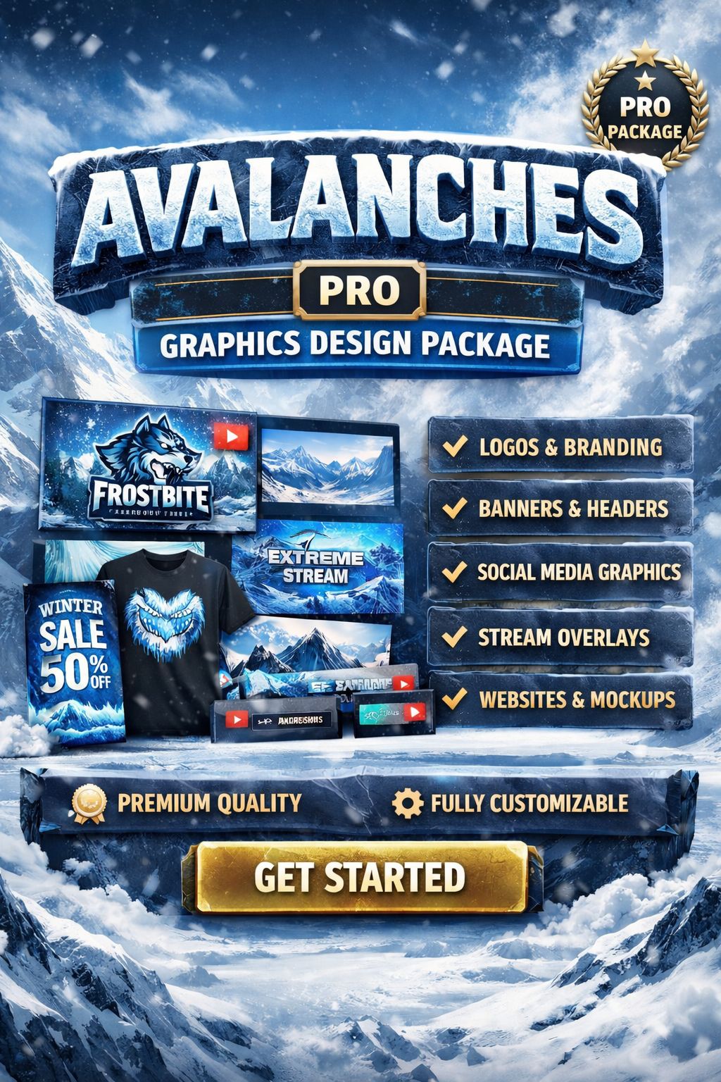 Avalanche Graphic Design Pro Package